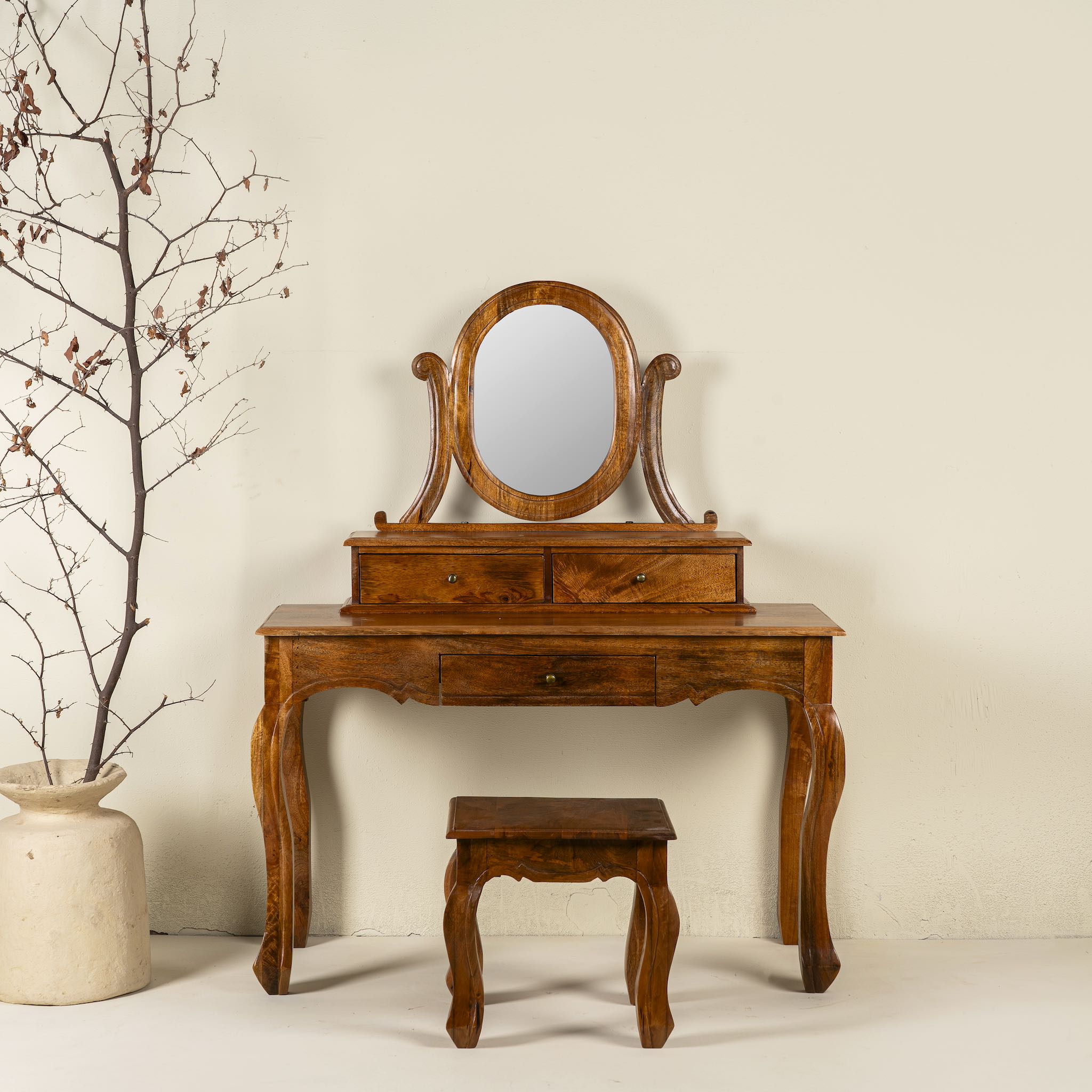 Mango wood dressing table hotsell