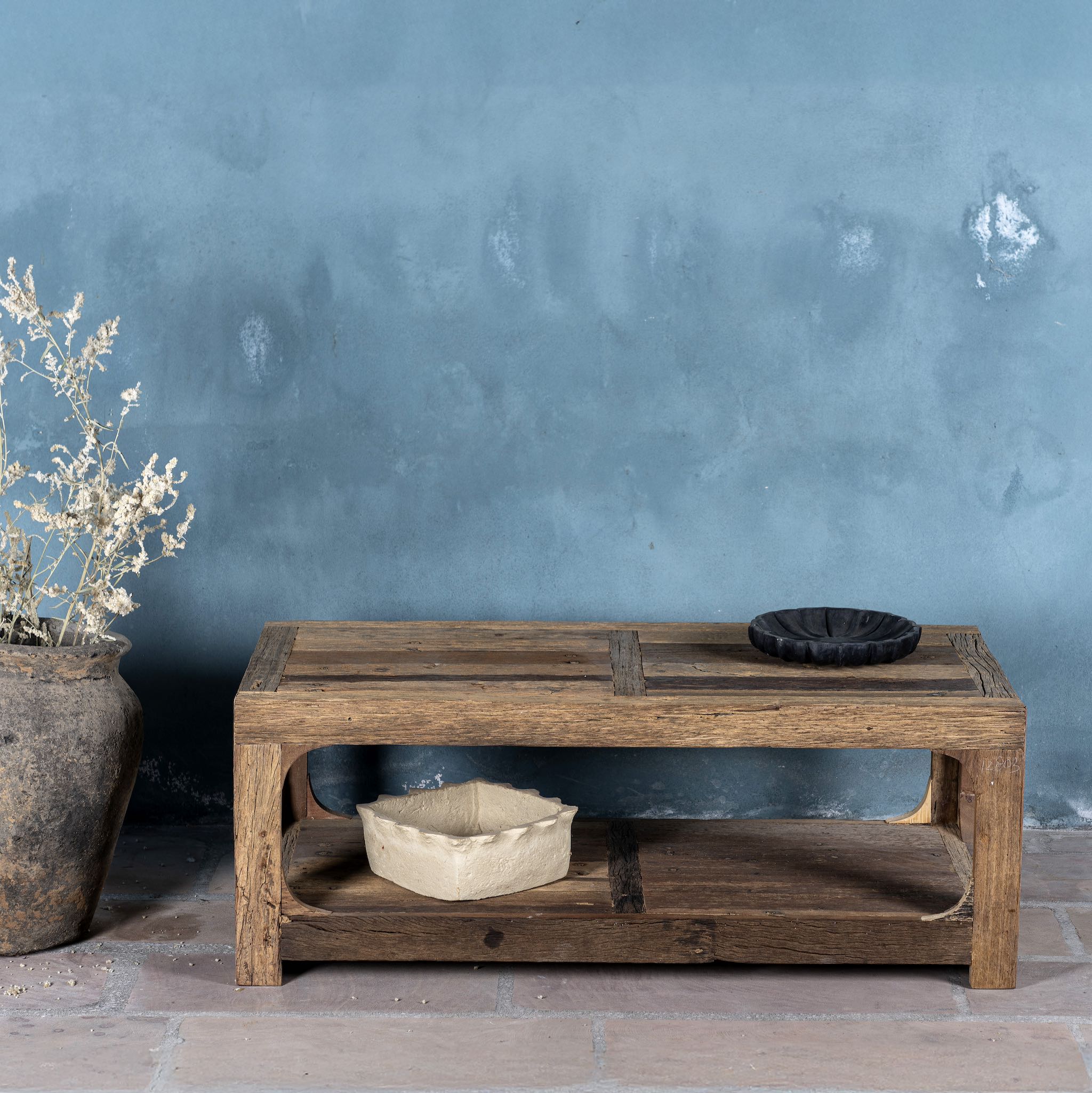 Jhansi - Rustic Minimalistic Reclaimed Wood Coffee Table 120cm