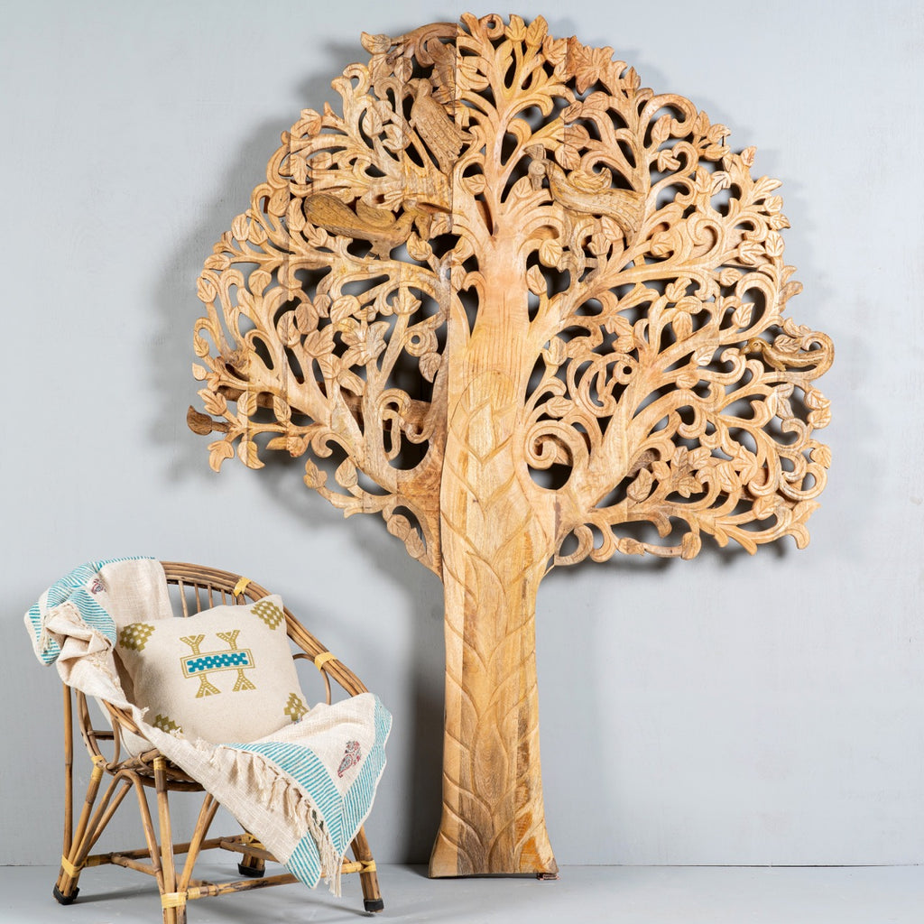 Tree, handcrafted wall panel