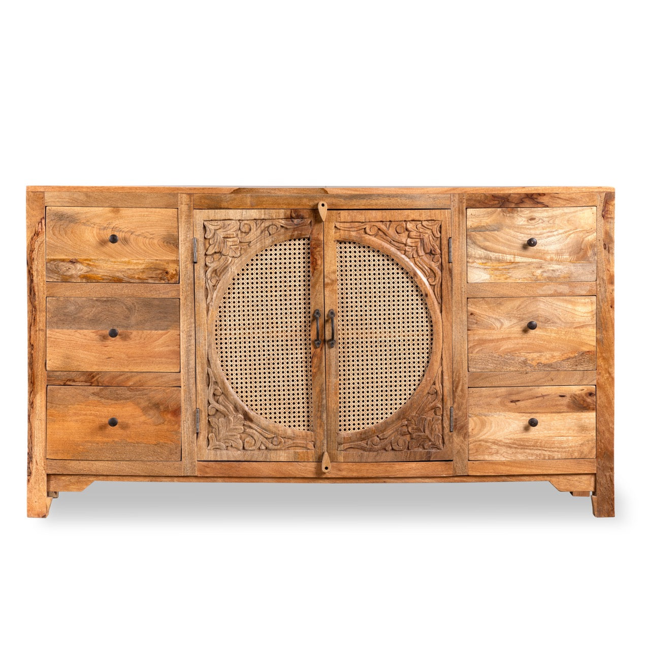 Randhir brown, vintage wooden sideboard