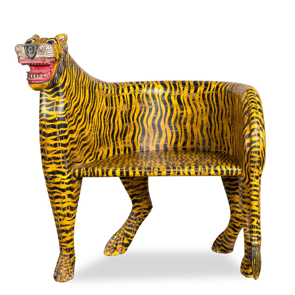 Tiger chair, indian-style home decor