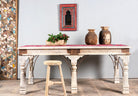 Rupali, engraved wooden dining table