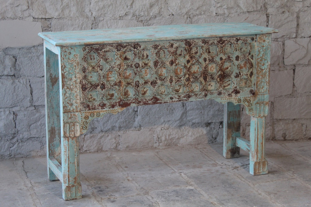 Pravesh, antique indian-style console table