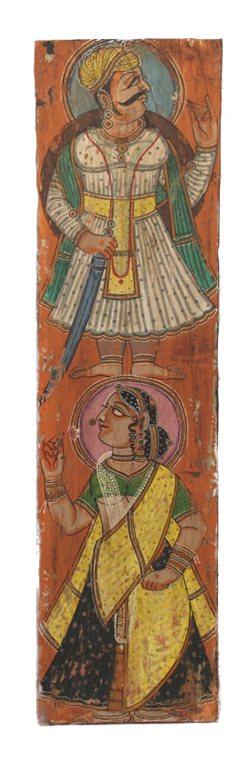 Raajakumar, indian hand-painted wall panel