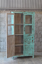 Faras blue, indian-style cabinet