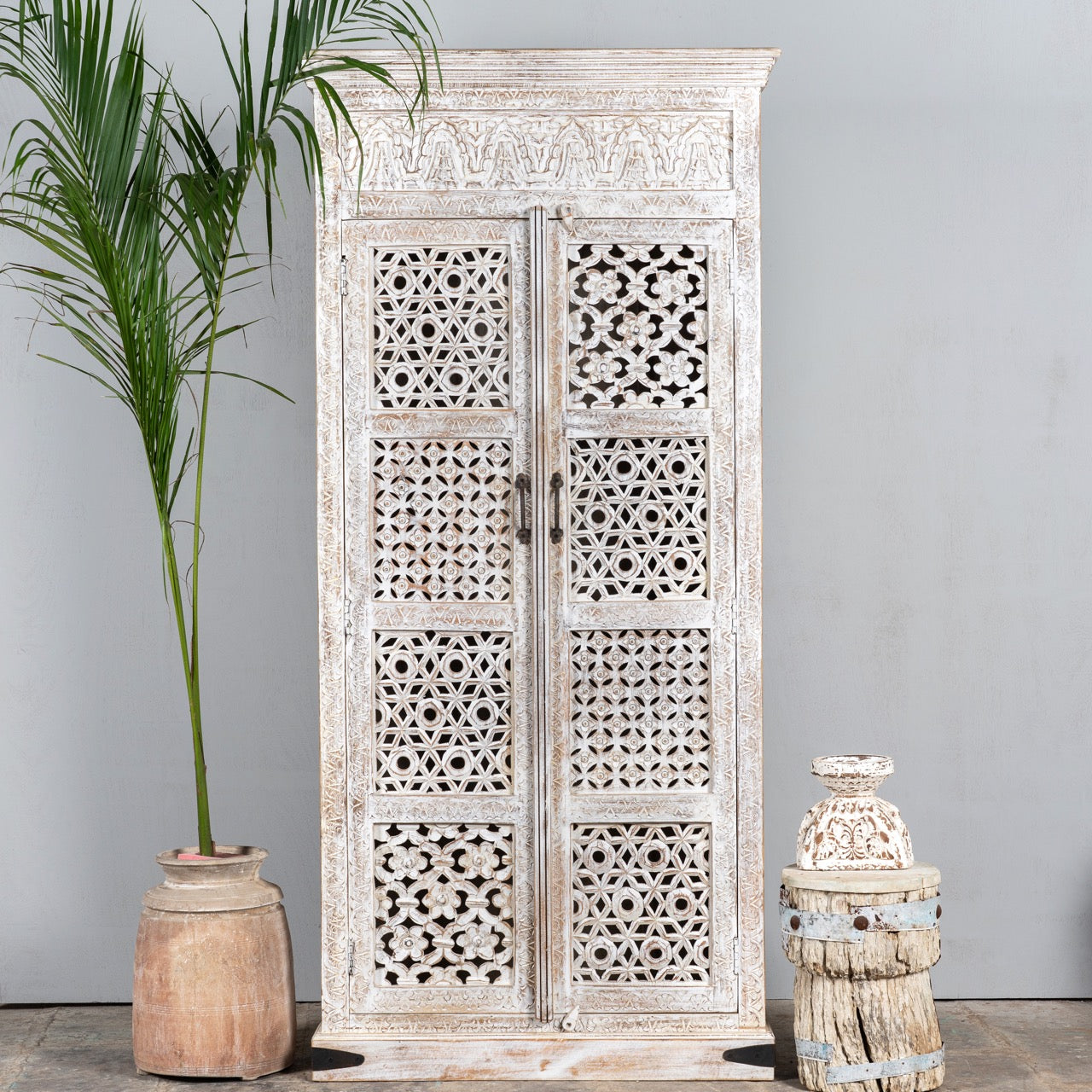 Raghu, antique indian-style cabinet