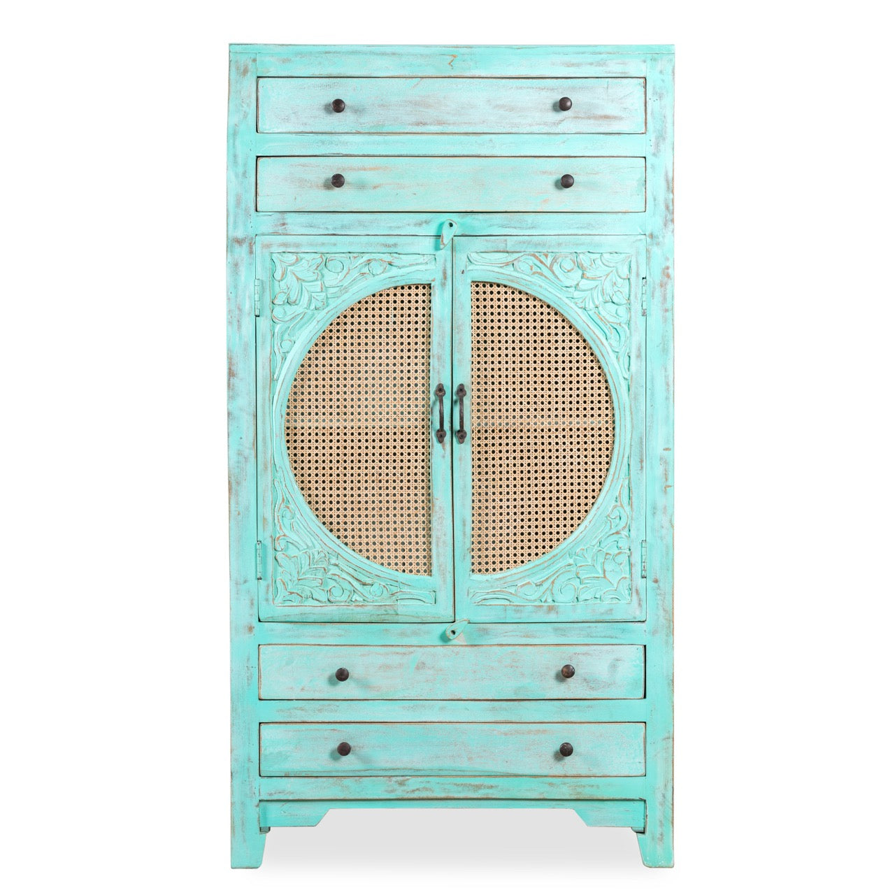 Ganga turquoise vintage cabinet