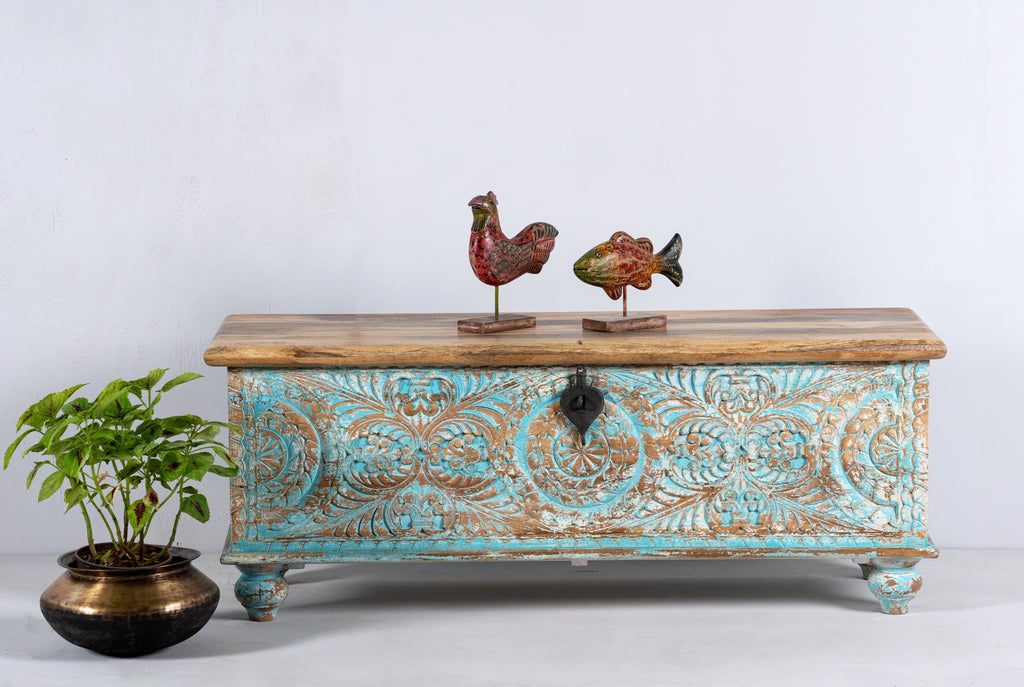 Ghar, colorful antique chest