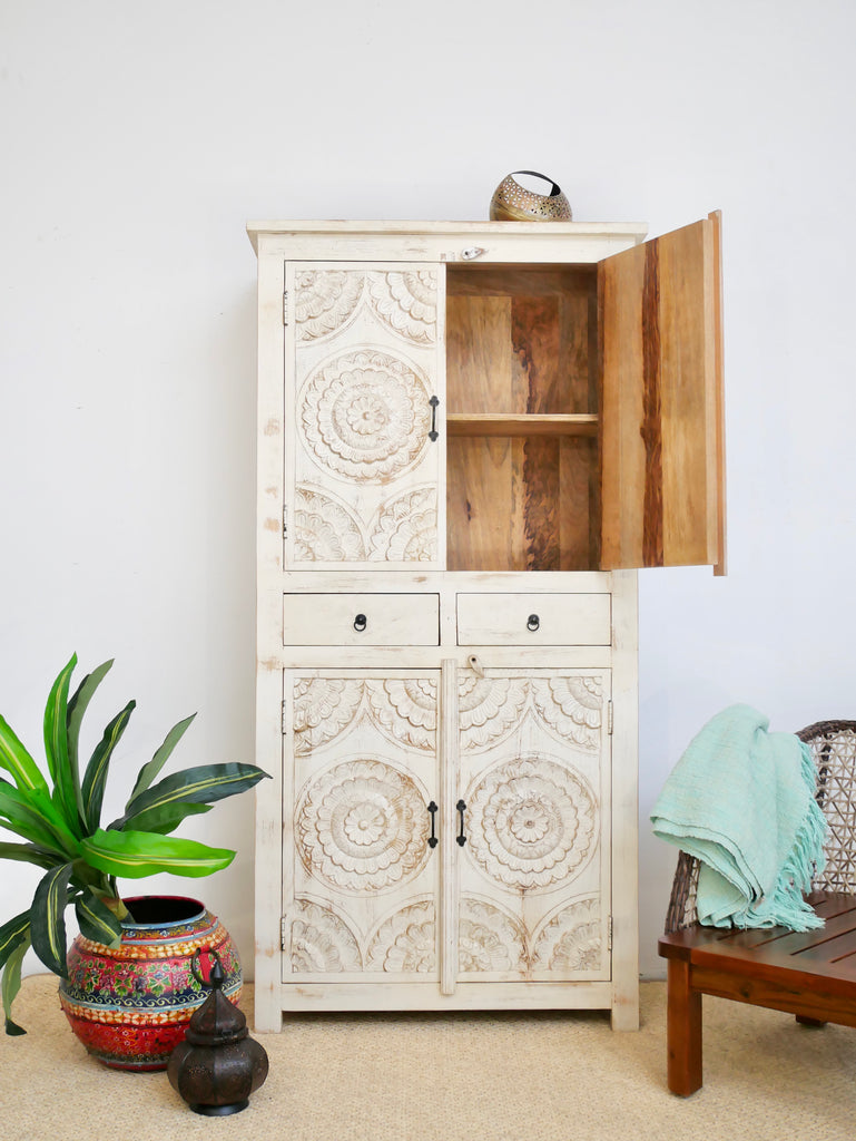 Taavi, vintage wooden cabinet