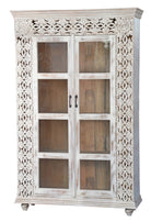 Madhav white, vintage cabinet