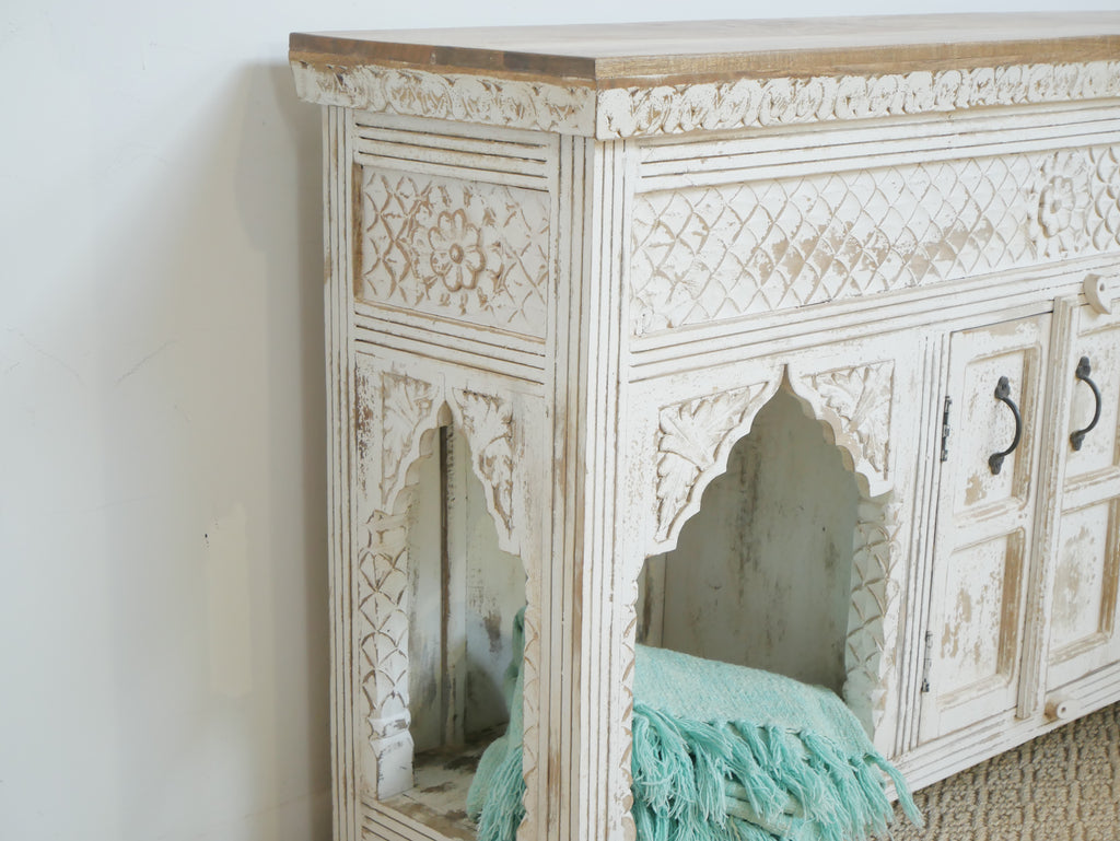 Teerth, indian-style console table