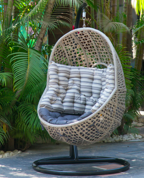 Anandh, indian-style garden swing