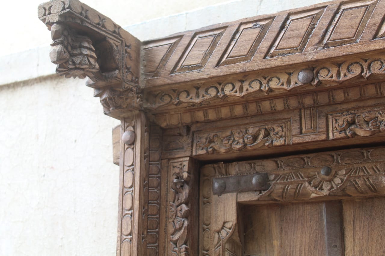Dehradun, antique handcrafted door
