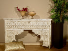 Bhavin, antique indian-style console table 