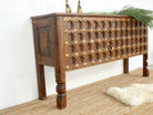 Aligarh, indian teak wood console table