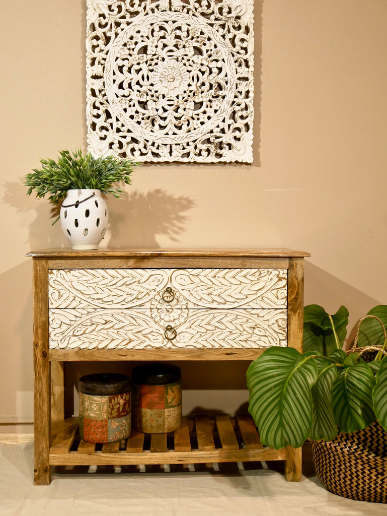 Amritsar, indian hand-crafted console table